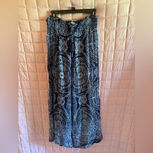 Bila Blue and White Wide Leg Pants